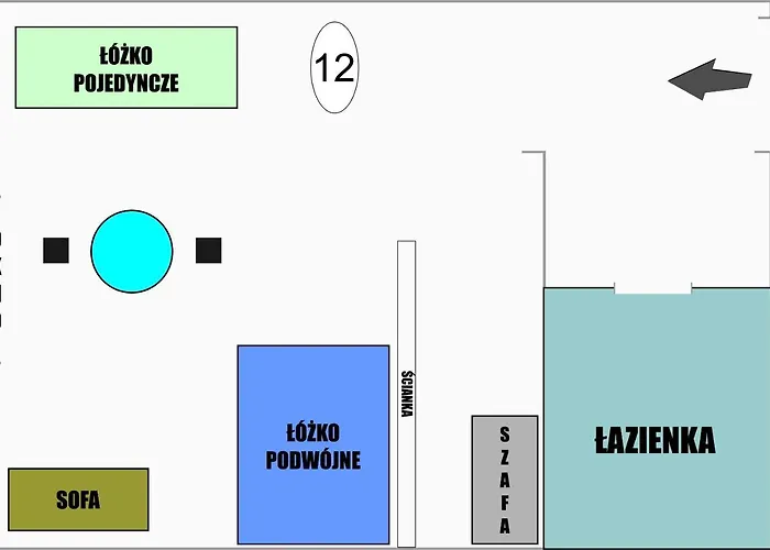 Nocleg ze śniadaniem Arenia -filia Kompleksu Arena Słońca 3*